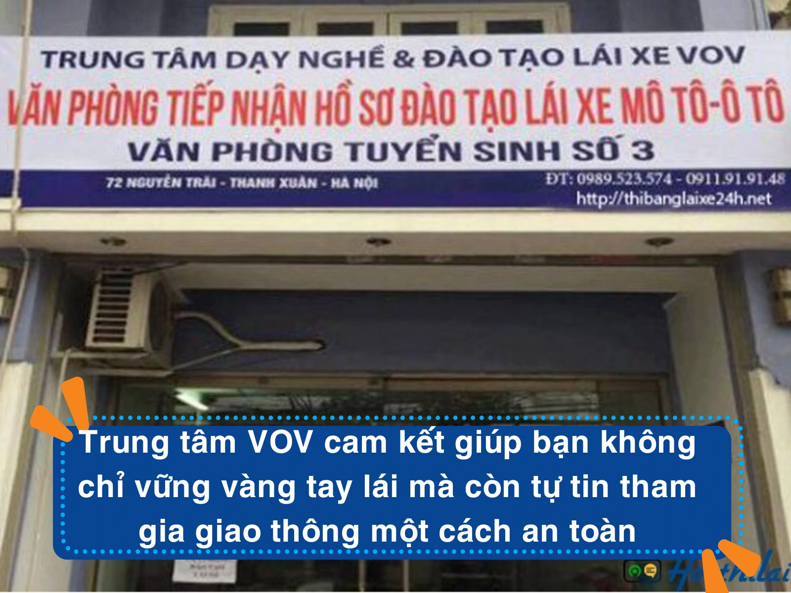 Trung tâm VOV cam kết giúp bạn không chỉ vững vàng tay lái mà còn tự tin tham gia giao thông một cách an toàn