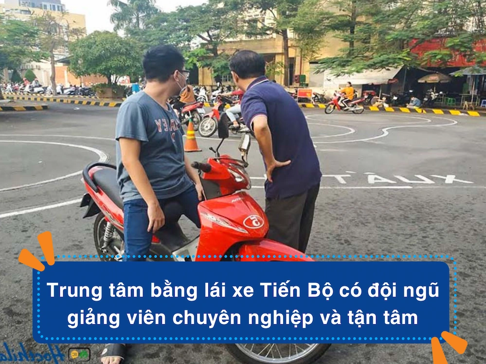 Trung tâm bằng lái xe Tiến Bộ có đội ngũ giảng viên chuyên nghiệp và tận tâm tại Hà Nội